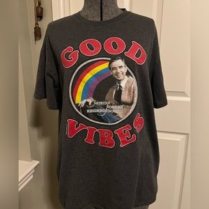 MR. ROGERS GOOD VIBES SHIRT dark grey size L